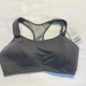 Syrokan sports bra grey adjustable straps. 38D.
